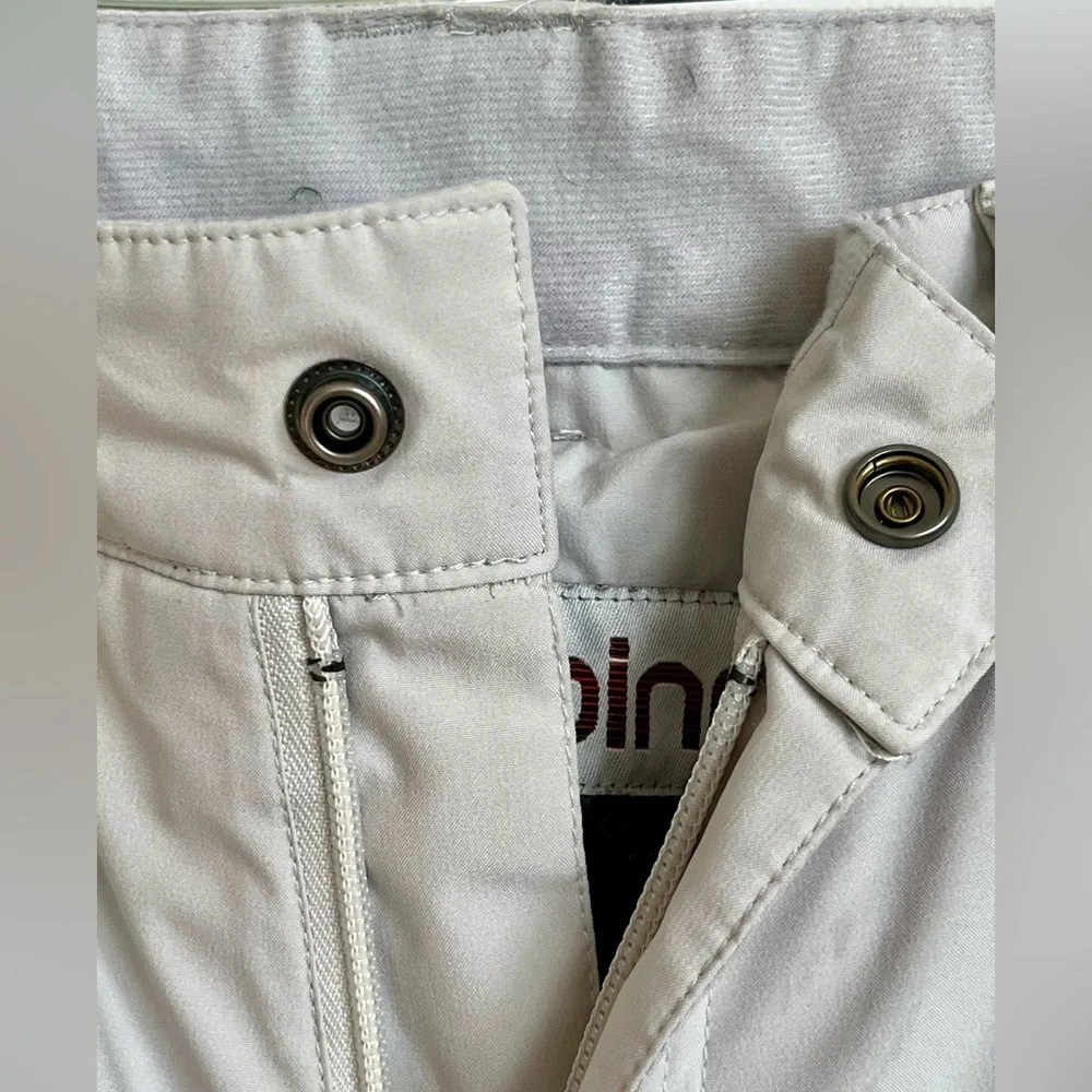 Turbine Juneau Ski Snow Pant Girls Youth Small gray insulated water resistant